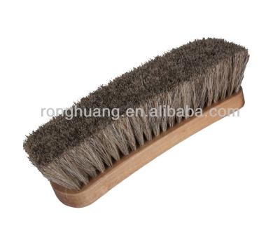 China Wooden horse hair shoe brush for sale