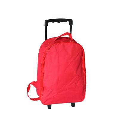 China Small Fashion School Trolley Schoolbag Kids Trolley Backpack Anti-theft Backpack For Girls With Wheels for sale