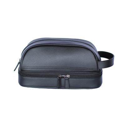 China Fashion Pure Color Makeup Bag Vanity Case Custom Logo Toiletry Bag Men Cosmetic Bag for sale