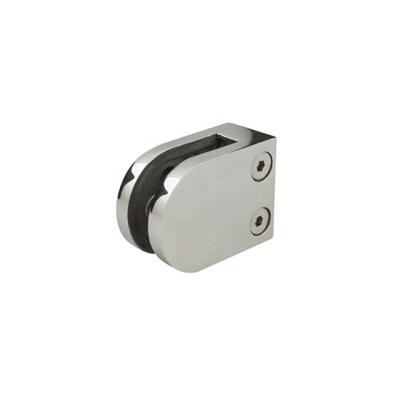 China Easy Installation Porch Fencing Glass Railing Fencing 304/316 Stainless Steel Stair Clip Bracket Clamp for sale