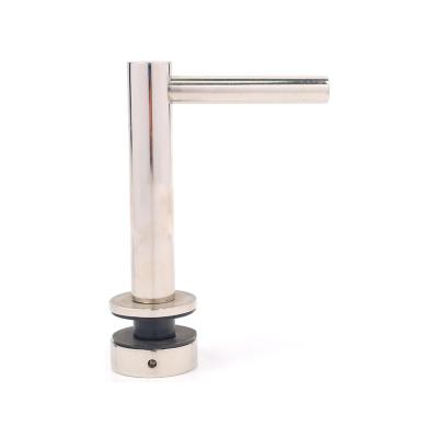 China Satin Stair Railing Handrail Position Modern Stainless Steel Glass Clamp Bracket for sale