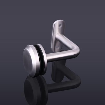 China Modern Glass Stair Railing Railing Position Stainless Steel Clamp Bracket for sale