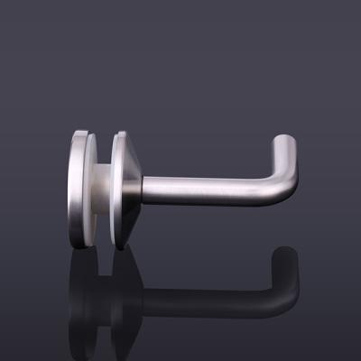 China Modern Frameless Glass Stair Railing Stainless Steel Clamp Handrail Bracket for sale