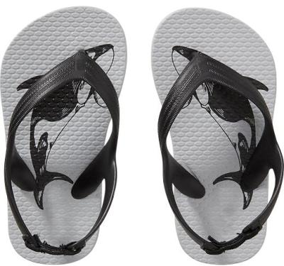 China Summer Beach Fashion Printing Lightweight Custom Slide Sandals Unisex Kids Flip Flops for sale