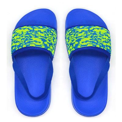 China Custom Boys Unique EVA Sandals Anti-Slip With Back Strap Kids Sliders for sale