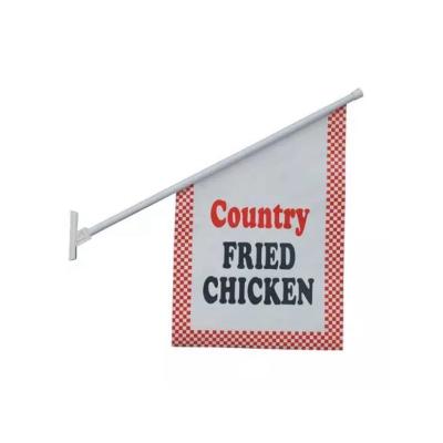 China China Supplier Advertising Hanging Sublimation Printing Customizable Decor Banner Wall Mounted Flag for sale