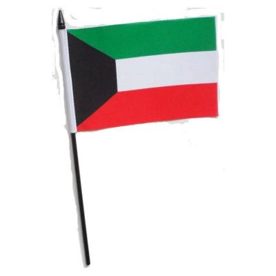 China Chinese Factory Country Flag Kuwait National Day Spot Waving Flag To Celebrate National Day for sale