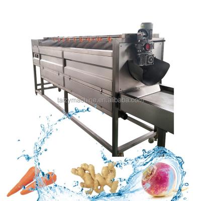 China High Efficiency Easy Operate Automatic Cassava Peeling Washing Machine Brush Potato Washing Machine for sale