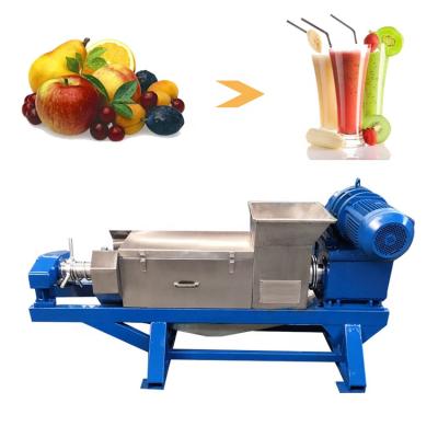 China Automatic Pulp Ejection Fruit and Vegetable Pulp Press Machine Beet Lemon Juice Extracting Waste Food Dewatering Machine for sale