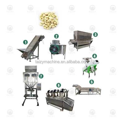 China Garlic Garlic Breaking Peeling Garlic Drying Washing Machine Processing Line for sale