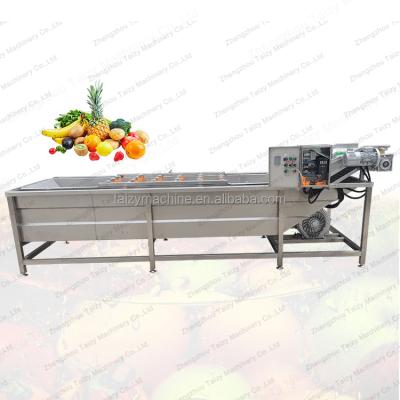 China Fruit Bubble Washing Machine Industrial Vegetable Fruit Bubble Washing Machine Potato Cabbage Bubble Washing Machine for sale