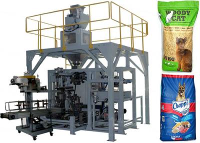 China Cat Dog Food Open Mouth Bag Filling Machines High Production Efficiency for sale