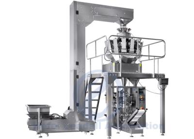 China Flat Bag VFFS Packing Machine With 10 Heads Computer Combination Scale for sale