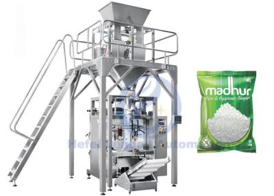 China Automatic Vertical Form Fill Seal Machine , 100g To 5kg Sugar Packaging Machine for sale