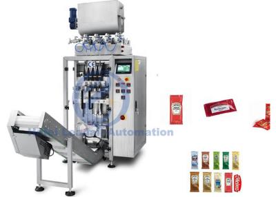 China Compact Vertical Form Fill Seal Machine , 1ml To 10ml Vertical Sachet Packaging Machine for sale