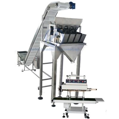 Κίνα Weigher υψηλής επίδοσης αυτόματη γραμμική πολυ γλωσσική επιλογή μηχανών συσκευασίας προς πώληση