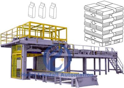 China Machine van Koolstofstaal de Automatische Palletizer 2-4 Lagen/Min Intelligente Verrichting Te koop