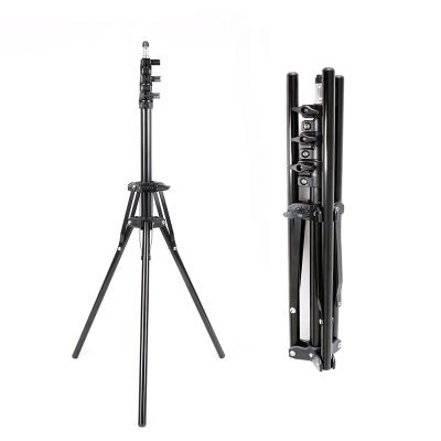 China FOTOOWORX 160cm Metal Tripod Times Stand For Ring Light Studio Lamp Weight Foldable Light Stand For Photography Props for sale