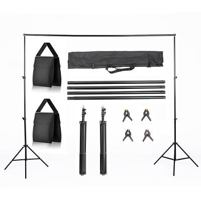 China Good Quality FOTOOWORX 2.4 x 3m Photography Background Support System Stand For Photo Video Studio For Background Hanging Cloth for sale