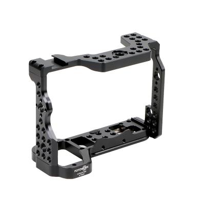 China FOTOWORX Aluminum Alloy Bracket System Video Camera Cages Full External Lightweight Cold Shoe Mount For Sony A7R4 for sale