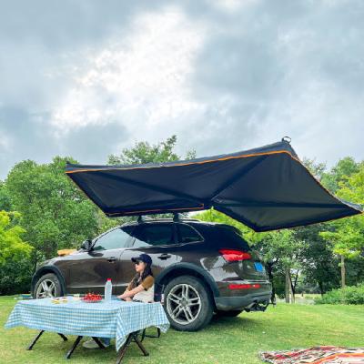 China 4x4 4wd UV-resistantm car exterior side fast open fresstanding 270 degree free standing staining tent for sale