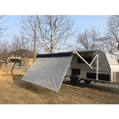 China UV Resistance Caravan Trailer RV Tent Shade Privacy Screen Tent Shade Fabric for sale