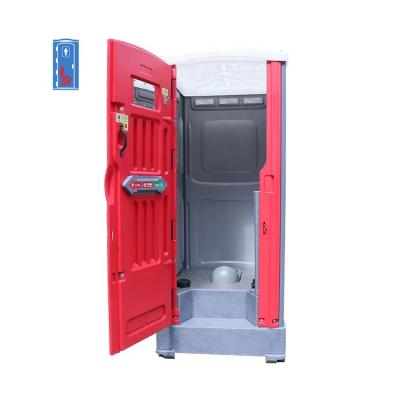 China Foot Pump Stream With Hand Sink Inside Portable Toilet China Manufacturer HDPE Plastic Chemical Custom Portable Toilets Mobile Outdoor for sale