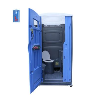 China Foot pump flow with hand washbasin inside China factory portable mobile washroom outdoor plastic toilet for sale