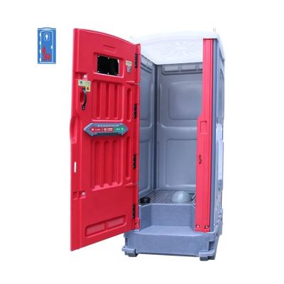 China Foot Pump Flush With Hand Sink Inside Container Custom Mobile Toilet Design Public Outdoor Portable Camping Toilet for sale