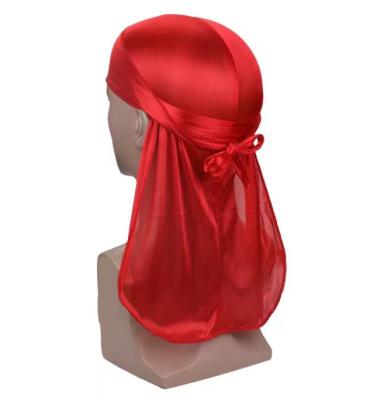 China Custom Designer Seamless Silk Durags High Quality Satin Man Durags and Cowls Bulk Silk Vendor For Men Custom Logo Sale for sale