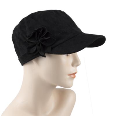 China COMMON Custom Women's Retro Cotton Flat Top Casual Sunshade Hat for sale