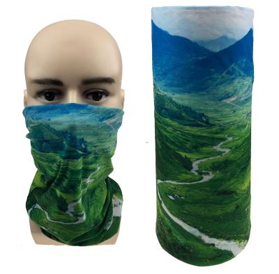 China Headwear Outdoor Sports Running Hiking Scarf Seamless Magical Sunscreen Use Bandana Outdoor Climbing Scarves Unisex Fishing Bandana for sale