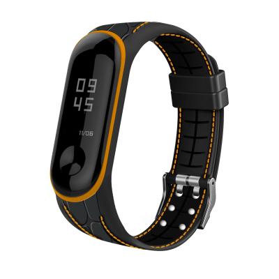 China Silicone Water Resistant Replacement Honeycomb Strap Correa De Reloj For Xiaomi MI Band 3 4 for sale