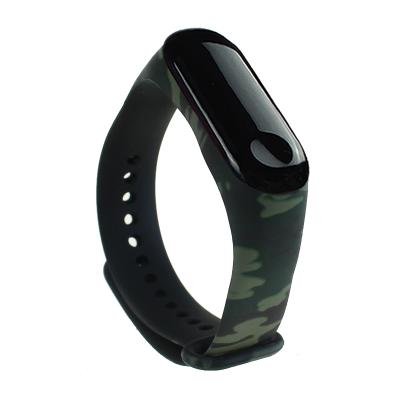 China Water Resistant Double Color Camouflage For MI Band 2 3 4 Replacement For Xiaomi 3 Wristband 4 Silicone Strap Smart Belt For Miband 4 Wristband for sale