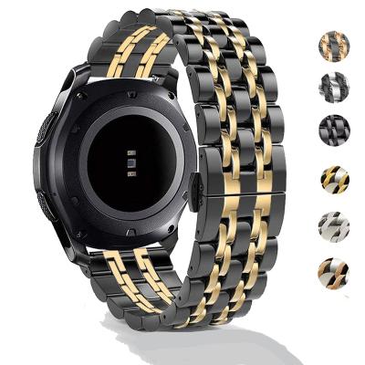 China Realease Replcement Quick Watch Band Stainless Steel Strap For Samsung Galaxy Watch 2 3 41/45mm 42/46mm Active Band Strap For Speed ​​Sport/S2 S3 20mm 22mm Strap for sale