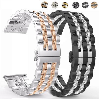 China Realease Replcement Quick Watch Band 22mm 20mm Band For Samsung Galaxy Watch 3 41 Speed ​​S3 46mm 42mm 45mm Watch Stainless Steel Strap For Amazift Metal Wrist Strap for sale