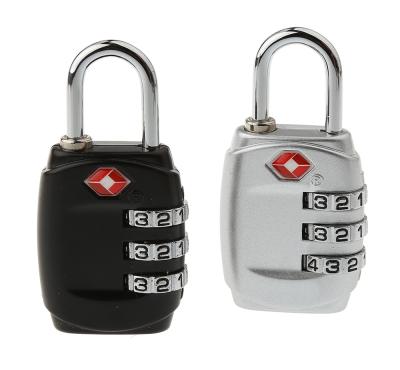 China TSA-331 3 Digits Zinc Alloy Metal Tsa Approved Luggage Locks for sale