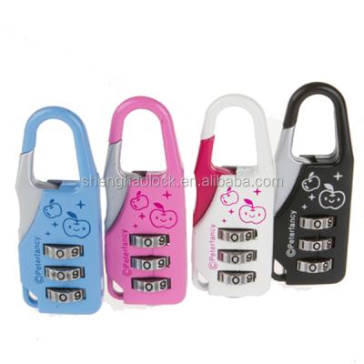 China CH-07A Zinc Alloy Cartoon 3 Combination Digital Padlock for sale