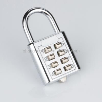 China CH-601 CJSJ changhao zinc alloy eight mark 8 push button padlock marks for sale