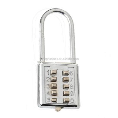 China CH-602 Zinc Alloy Push Button Combination Padlock for sale