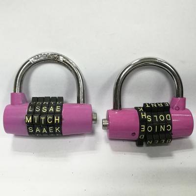 China CH-206-L CJSJ Product Five Letter Zinc Alloy Combination Lock for sale