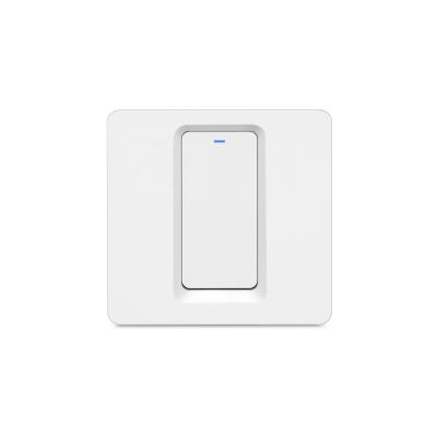 China Smart wireless push button zigbee wireless APP control voice switch tuya Zigbee switch 1gang waterproof switch 1gang button switch EU/UK for sale