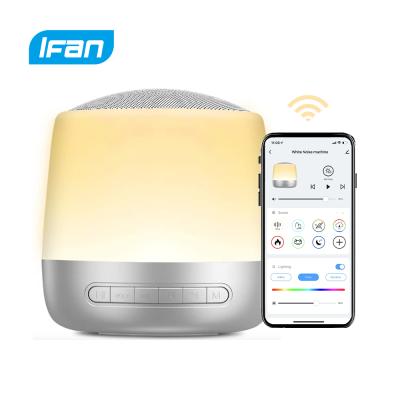 China Smart Wifi Wifi White Noise Sound Machine with Baby Night Light, Calming Music 34 Element to Help Sleep and Wake Up During Morning for sale