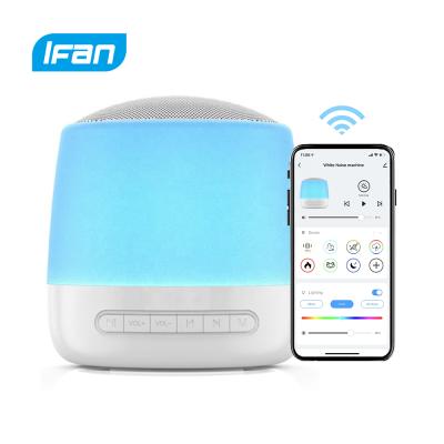 China Smart Wifi Baby Sleep Machine with White Noise,Built-in 34 Imported Permit True Sleep Music to Help Sleep and Wake Up in for sale