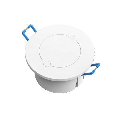 China Auto Focus Zigbee Human Presence Detector Ceiling Mounted Motion Sensor Millimeter Wave Radar Technology Human Sleep Monitor For Seniors for sale