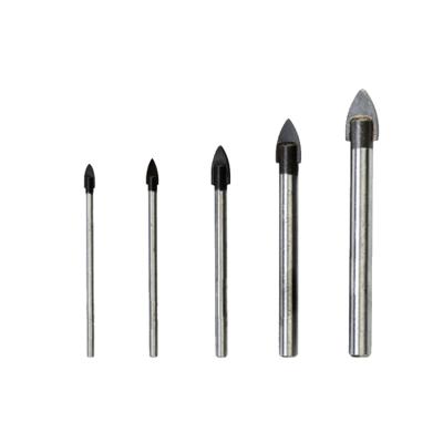 China Ceramic Glass Tile Drilling 8*80mm*6 Sand Blown Straight Shank Carbide Single Tip Glass Drill Bits For Porcelain Tile Glass Ceramic Drilling for sale