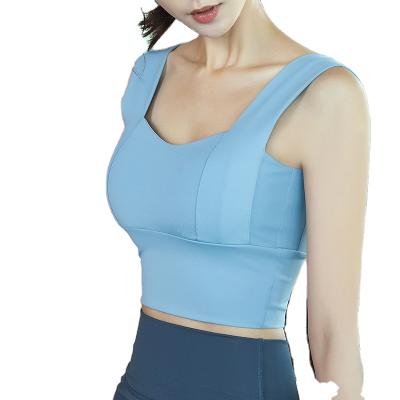 China Breathable Wholesale Women Yoga Crop Top Custom High Impact Yoga Sports Bra for sale