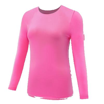 China Breathable Custom T Shirts Sports Long Sleves T-shirt Women Sports Yoga T-shirt Woman for sale