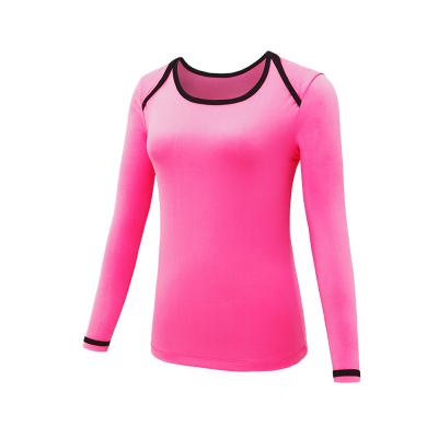 China Breathable Summer Yoga Wear Long Sleeve T Shirt For Women Sport Yoga Sport Wear for sale