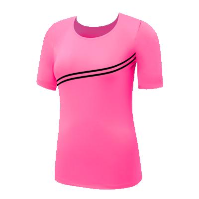 China Breathable Summer Sport T-shirt Boutique Customized Sport T-shirt For Women for sale